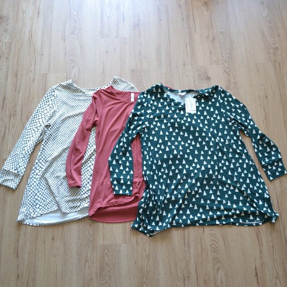 LuLaRoe Tops - NWT LuLaRoe Shirt Bundle (3) Size XL